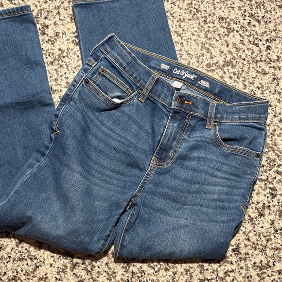 Cat & Jack boys Classic Denim Straight Leg Jeans - Picture 1 of 2